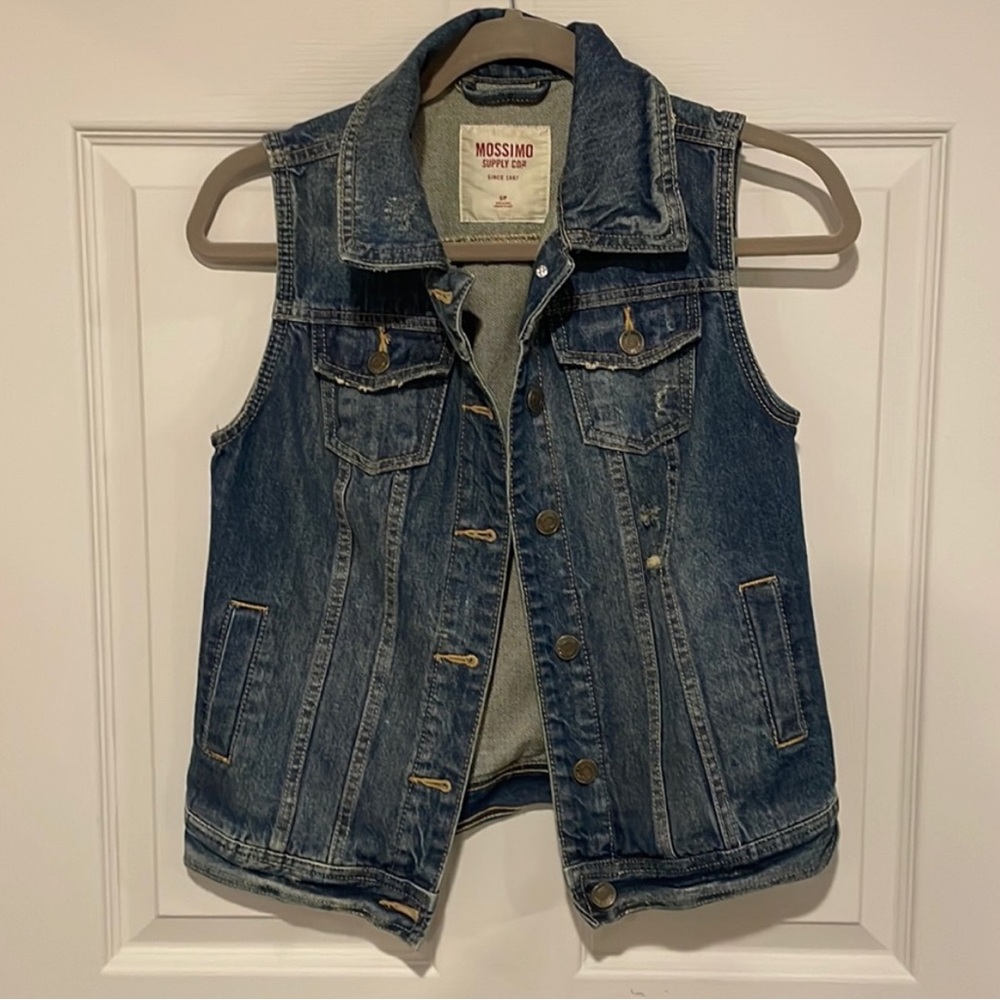 Denim Vest - Worn Once!